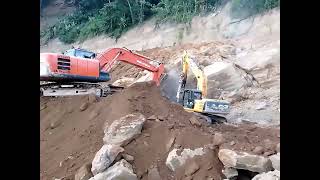 JCB Hitachi HnathawkMamit to Darlak [upl. by Accebber]