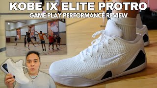 Kobe 9 Elite Low Protro Performance Review [upl. by Auqinehs595]