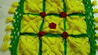 WowSuper easy crochet square Thalposh design Very easy to make [upl. by Lewap363]