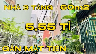 SÁT MẶT TIỀN TRẦN HUY LIỆU 60 m2  PHÚ NHUẬN NHÀ 3 TẦNG CHỈ HƠN 5 TỈ [upl. by Aliahs]