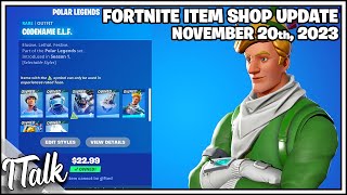 POLAR LEGENDS IS BACK Fortnite Item Shop November 20th 2023 Fortnite Battle Royale [upl. by Scarito]