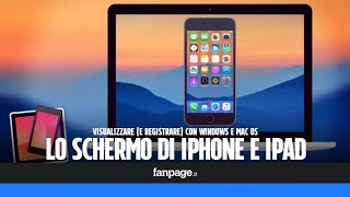 Visualizzare e registrare lo schermo di iPhone in Mac e Windows senza fili sfruttando AirPlay [upl. by Ariahaj781]