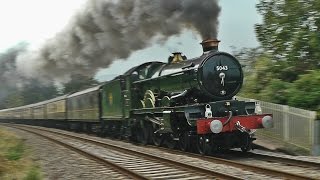 5043 rips through Abergavenny  The Welsh Marches  200914 [upl. by Norward848]