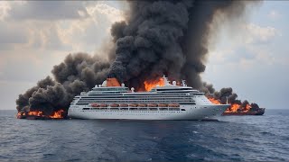 13 minutes ago Russian cruise ship carrying 4000 elite troops destroyed by US F35s [upl. by Llerdnod292]