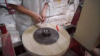 Como hacer un plato de madera parte 1 de 6  Arte en Torno [upl. by Refinej]