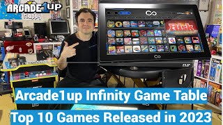 Arcade1up Infinity Game Table Top 10 Games 2023 Edition  Cribbage Splodey Cointo  More [upl. by Kylie]