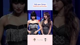 Idols que tienen hábitos extraños kpop shorts [upl. by Chandal]