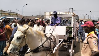 Live As B0dy Of Olubadan Oba Lekan Balogun Arrive Mapo Hall For Lying In State And the final Burial [upl. by Dadelos]