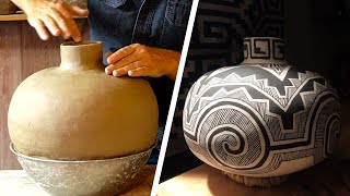 How to Make a Large Pottery Jar Olla With Coils From Beginning to End [upl. by Nerat]