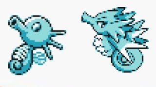 Horsea Seadra evol Evolucion Evolution gbc yellow amarillo ending Games cubone dragonair nes evolves [upl. by Anoit467]