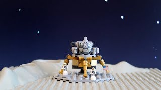 Apollo 11 mission LEGO NASA Apollo Saturn V [upl. by Yelnek]