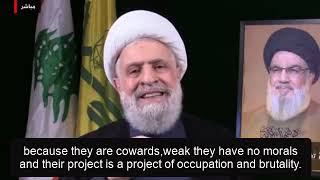 New Leader of Hezbollah Sheikh Naim Qassem Exposes The Fake Values of Western Regimes [upl. by Nnair]