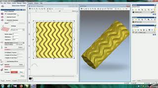 ARTCAM 3D ROTARY TUTORIAL 1 [upl. by Wylen]