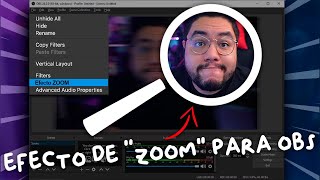 Como hacer el EFECTO DE ZOOM EN TU CÁMARA para OBS Haz directos más divertidos Plugins para OBS [upl. by Eneleoj]