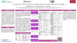 The Spanish version of the Hammersmith Neurological Examination HINE  Poster [upl. by Ahsien]