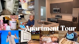 Unfurnished Apartment Tour Morning Routine With My Babies Preparing Bottles amp College Homework❤️ [upl. by Odarnoc574]