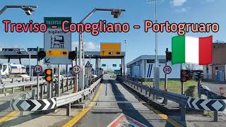 Driving from Treviso  Conegliano  Portogruaro Italy 🇮🇹 itravelandsing [upl. by Mccoy]