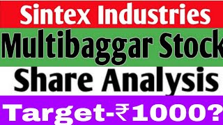 Sintex Industries Share Latest News  Sintex Plastic Industries Share Latest News [upl. by Patterman]