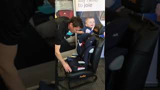 Joie Elevate Car Seat how to get installed tightly with ease [upl. by Sabino829]