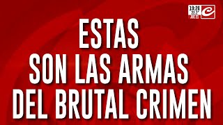 Estas son las armas del brutal crimen de Berazategui [upl. by Samale]