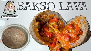 CARA MEMBUAT BAKSO LAVA  BAKSO MERCON [upl. by Aisac]