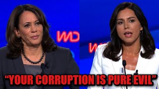 Tulsi Gabbard SILENCES Kamala Harris In A Debate in 2 Minutes Flat [upl. by Ecirual26]