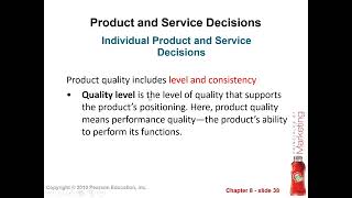 Casharka 5aad Product and Service Decisions Chapter 8 Marketing [upl. by Ro]