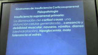 Fisiopatología Hiperfunción e hipofunción suprarrenal y Obesidad 020615 [upl. by Emmeram666]