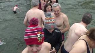 Lough Owel Christmas Day Swim 2016 [upl. by Hcirdeirf]