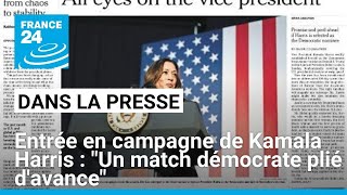 Entrée en campagne de Kamala Harris  quotUn match démocrate plié davancequot • FRANCE 24 [upl. by Cosmo]