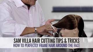 How To Easily Frame Hair Around The Face Using a Twist Cutting Technique [upl. by Iht]