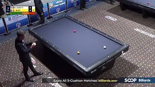 Marco ZANETTI vs Jeremy BURY Sharm El Sheikh World Cup 3Cushion 2024 [upl. by Siroved]