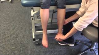 MMT  Ankle Dorsiflexion and Subtalar Inversion [upl. by Gnex]