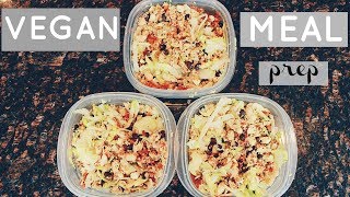 Vegan Meal Prep  Buddha Bowl  Low CarbHigh Protein [upl. by Anin]