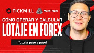 Cómo OPERAR en FOREX y GESTIONAR el RIESGO  TICKMILL TRADING ESPAÑOL [upl. by Ahteral]