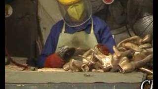 How to make bronze sculptures  lost wax bronze casting [upl. by Llevram]