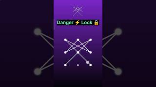 New Pattern Danger ⚡ Screen Lock Status lock smartphone pattern shorts shobhitcsctech [upl. by Gnouv]