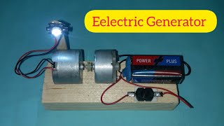 How To Make Electric Generator With DC MotorGenerator Kaisi Banaye DC Motor Se [upl. by Chabot374]