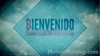 Grunge Nubes Bienvenido HD Loop  by Motion Worship [upl. by Sikes]