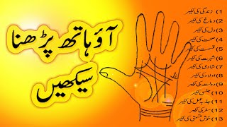 Palm reading  Palmistry Basics Learn in Urdu amp Hindi [upl. by Tigdirb95]