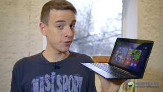 Обзор планшетаноутбукатрансформера Asus Transformer Book T100 [upl. by Neehsas]