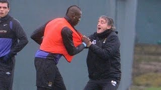 Mario Balotelli vs Roberto Mancini  Training fight [upl. by Quintilla]