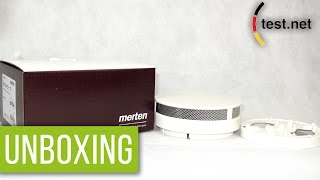 Merten  ARGUS Single Rauchmelder MEG 54702119 Unboxing  testnet [upl. by Nroht]