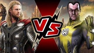 Thor VS Sinestro  BATTLE ARENA [upl. by Joris]