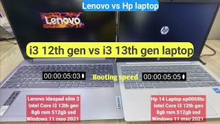 i3 12th gen vs i3 13th gen  Lenovo vs hp laptop which is best  intel i3 12th gen 1215 vs 13th gen [upl. by Llehsem]