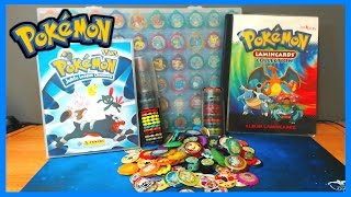 MI COLECCIÓN DE TAZOS CROMOS IMÁNES POKÉMON DE LA INFANCIA [upl. by Cleasta386]