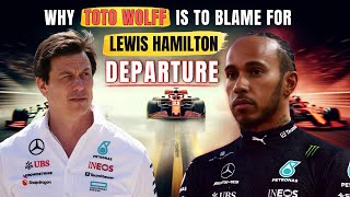 Toto Wolffs Role in Lewis Hamiltons Mercedes Exit  What Really Happened F1  TrackTalkF1 [upl. by Pelagi]