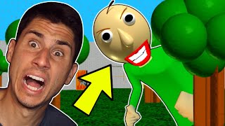 Baldi Chased Me OUTSIDE  Baldis Basics [upl. by Rolfe]