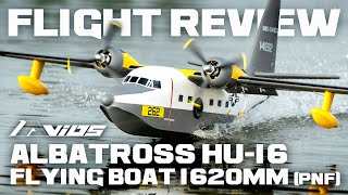 Avios Albatross HU16 PNF Flying Boat 1620mm 637quot  Flight Review [upl. by Jaycee]