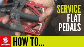 How To Service Mountain Bike Flat Pedals [upl. by Ylle159]